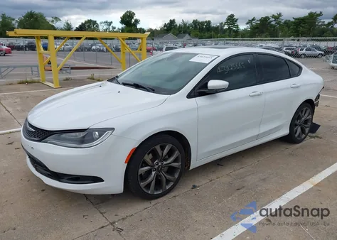 2015 Chrysler 200 S из США, поврежденный, VIN 1C3CCCBG9FN674289